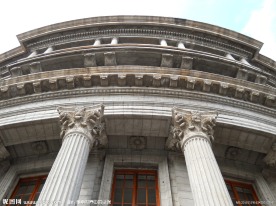 中法银行局部特写