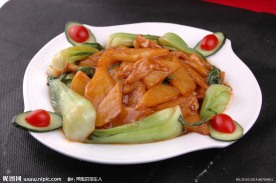土豆烧油菜