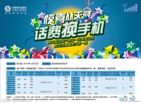惊喜从天降 话费换手机 促销稿