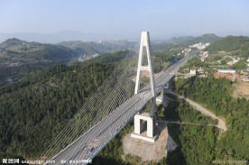 湖北沪蓉西高速航拍照片