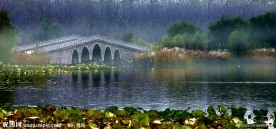 烟雨西湖