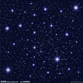 星夜黑色夜空