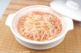 虾米粉丝节瓜煲