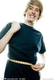 测腰围满意表情