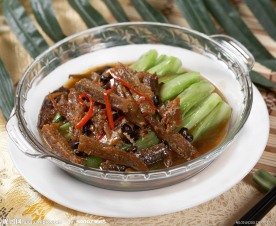 豆豉鲮鱼油麦菜