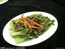 豆豉鲮鱼油麦菜