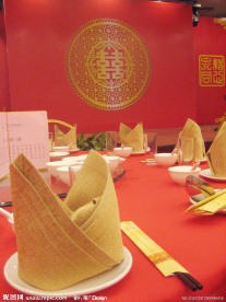 婚庆餐台席巾