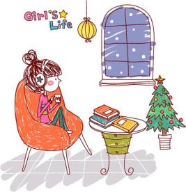 女生的生活 Girl s Life 喝奶茶