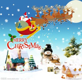 圣诞雪景