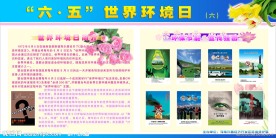 世界环境日 宣传版面