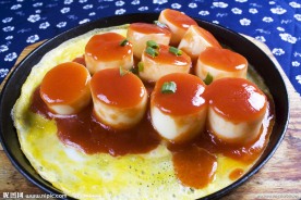 铁板日本豆腐 蕃茄酱