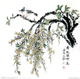 水墨画 桂花