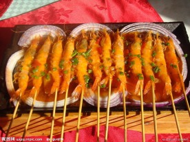 铁板烤虾