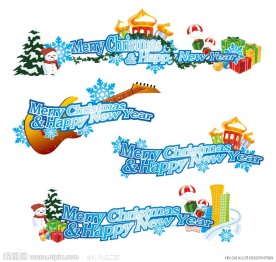 圣诞主题氛围 门头设计