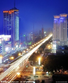 邯郸时人民路夜景