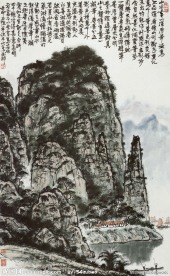 片霞照江村