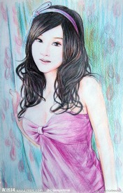 彩色铅笔绘画作品