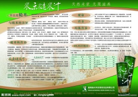 米乐糙米汁展板设计模板