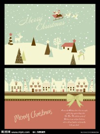 卡通圣诞贺卡