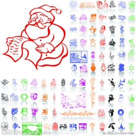 圣诞主题矢量图标