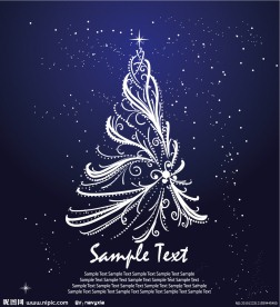 圣诞树矢量素材