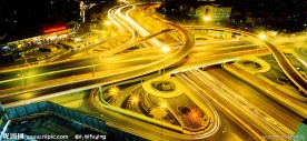 立交桥夜景