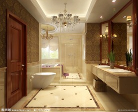 高精室内 精美卫生间