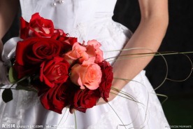 美女与鲜花