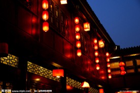 锦里阁楼夜景