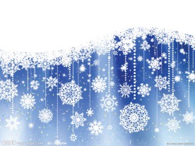 雪花背景矢量素材