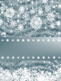 雪花背景矢量素材