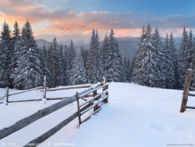 冬季雪景高清图片