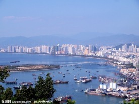 海南三亚湾风光
