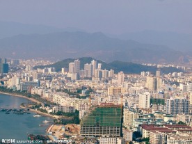 海南三亚湾风光