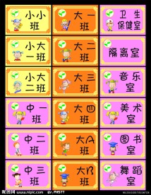 幼儿园班牌