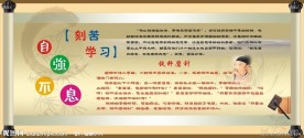 校园文化墙 名人故事