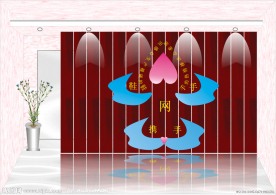 公司形象墙 矢量图 品牌鞋