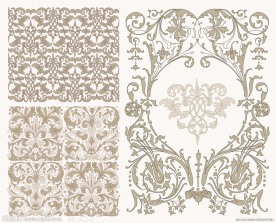 欧式传统花纹