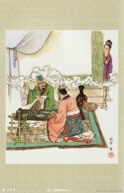 蔡夫人隔屏听密语