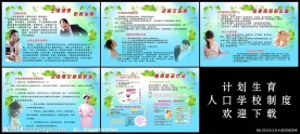 计划生育展板
