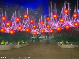 迎春灯饰效果图