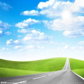 通往天边笔直的公路