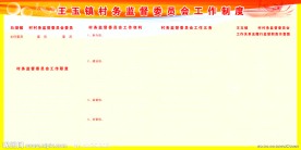 工作制度展板