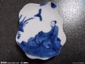 清 康熙青花人物 标本