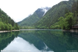 九寨沟 湖面
