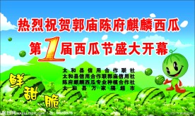 麒麟西瓜 西瓜节