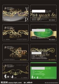 唯美贵宾卡设计