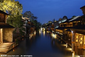 西栅夜景