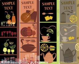 咖啡主题矢量素材