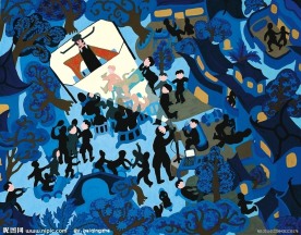 农民画 数字电视进农村